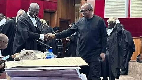 Peter Obi Arrives Court As Tribunal Prepares To Decide