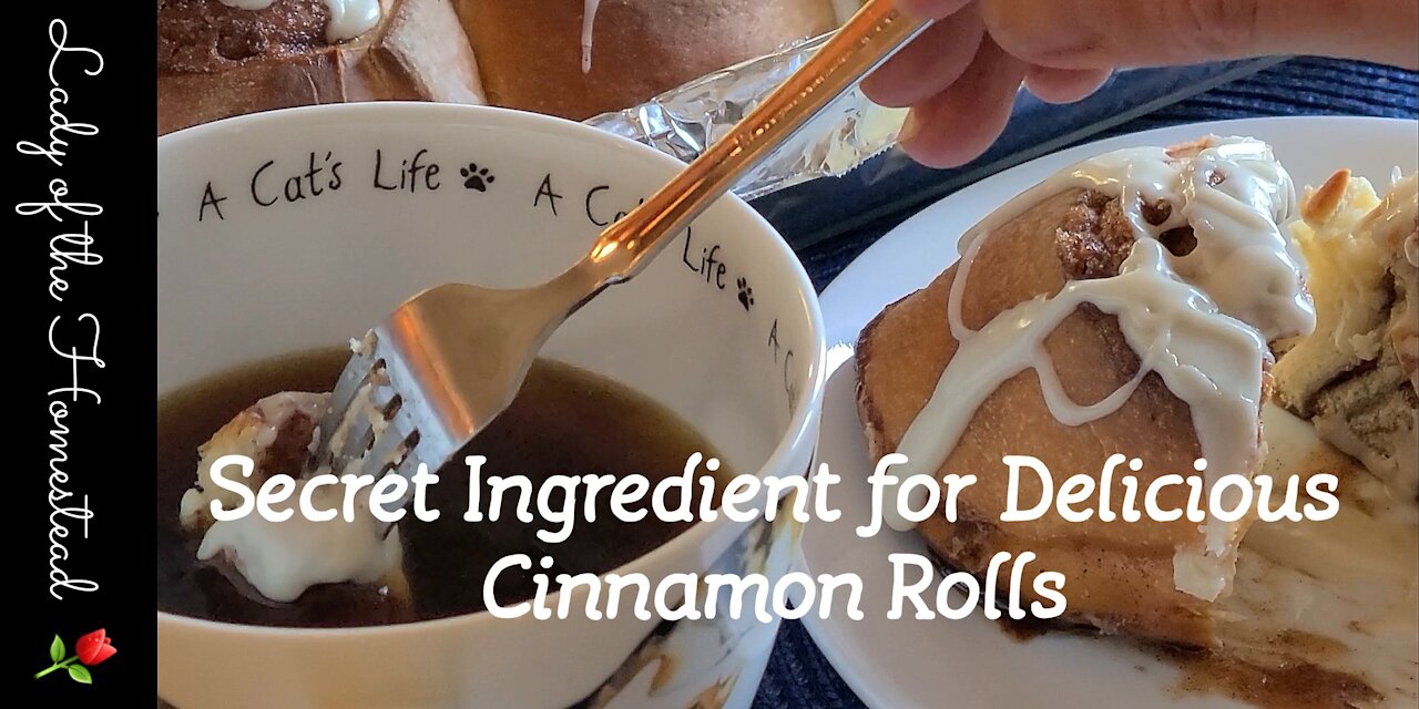 Hot & Steamy Cinnamon Rolls on the Homestead