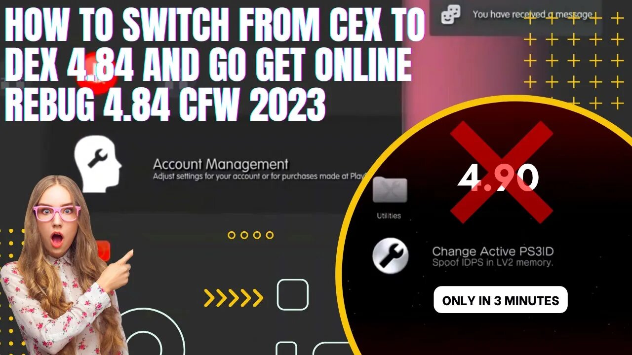 How To Switch From CEX To DEX 4.84 And Go Back Online Rebug 4.84 CFW 2023