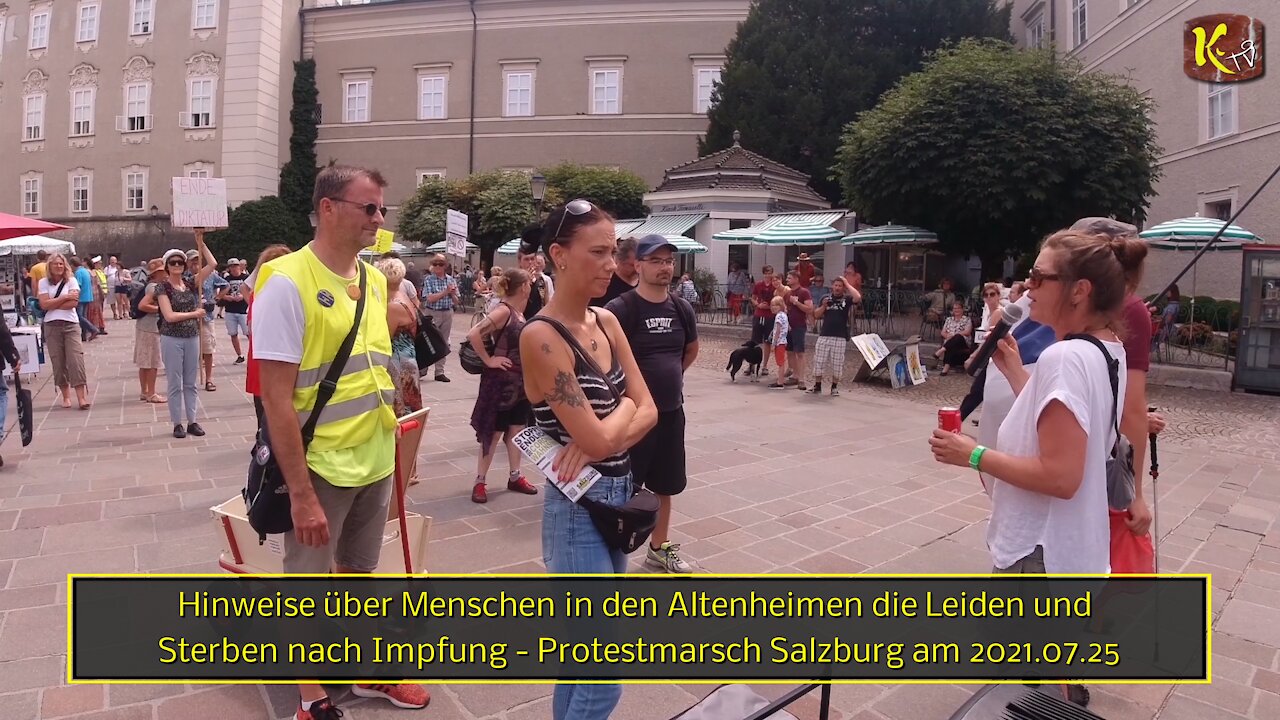Hinweise über Menschen in den Altenheimen die Leiden und Sterben nach Impfung