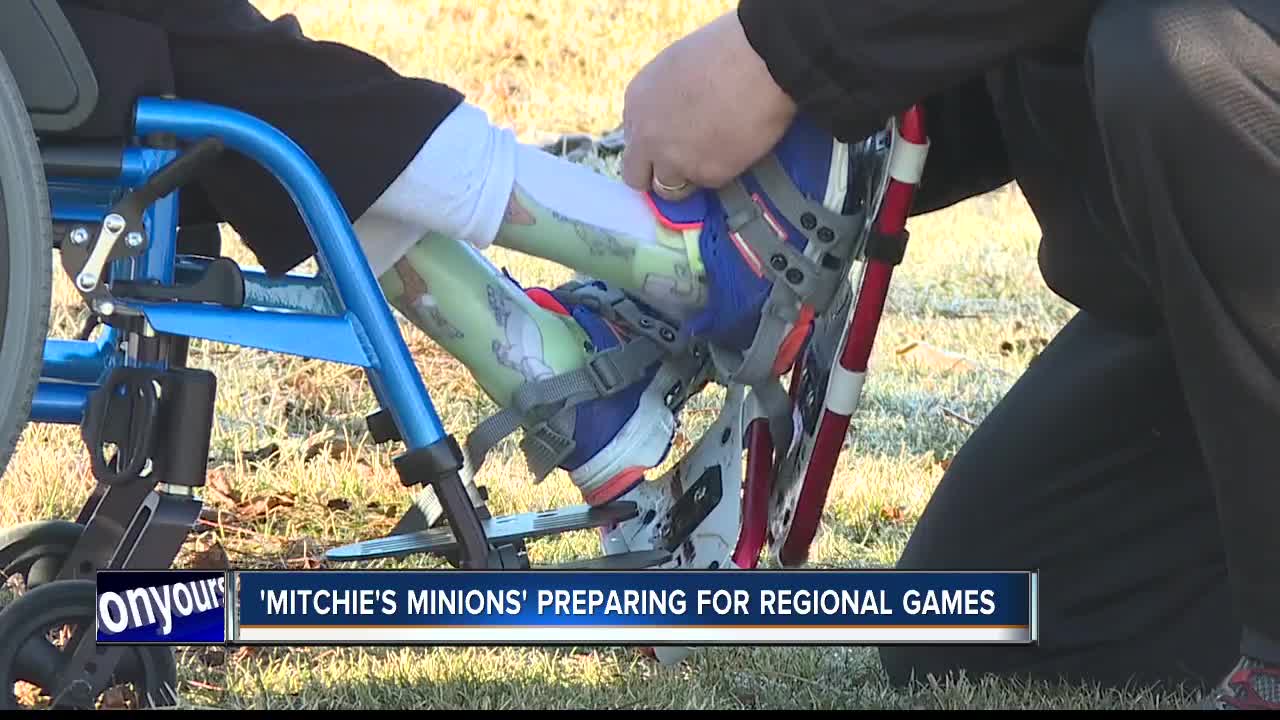 Special Olympics team prepares for snowshoe competition