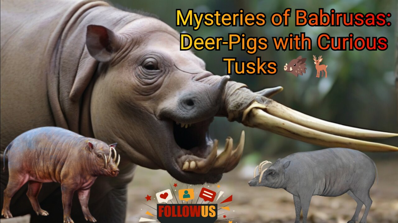 Mysteries of Babirusas: Deer-Pigs with Curious Tusks 🐗🦌