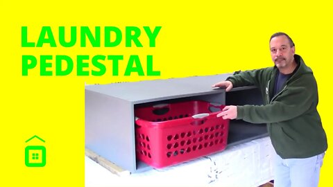 pedestal for washing machine DIY