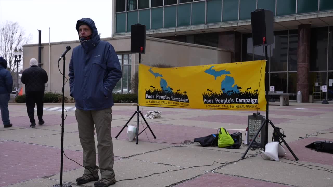 Metro-Lansing Poor People's Campaign hosts community car caravan downtown