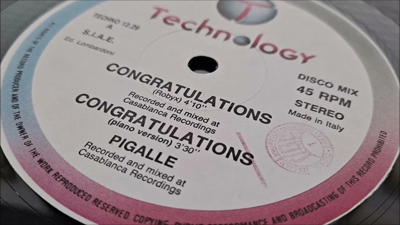 Pigalle - Congratulations (Piano Version)