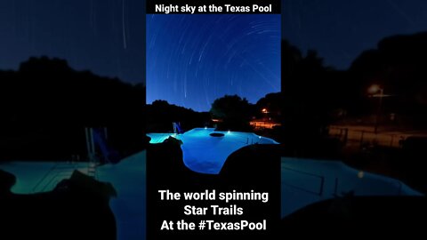 Stary Night at the Texas Pool