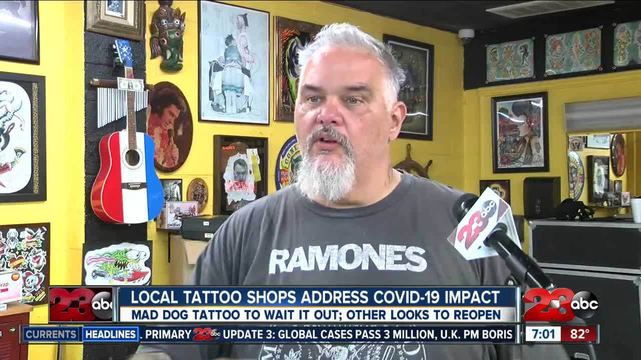 Local Tattoo shops speak out during Stay at home order