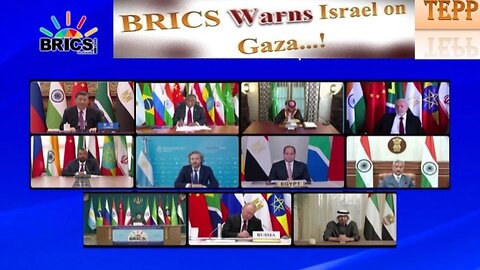 BRICS Warning to Israel on Gaza...!