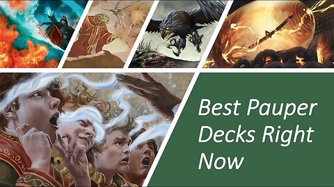 Top 5 Pauper Decks September 2023