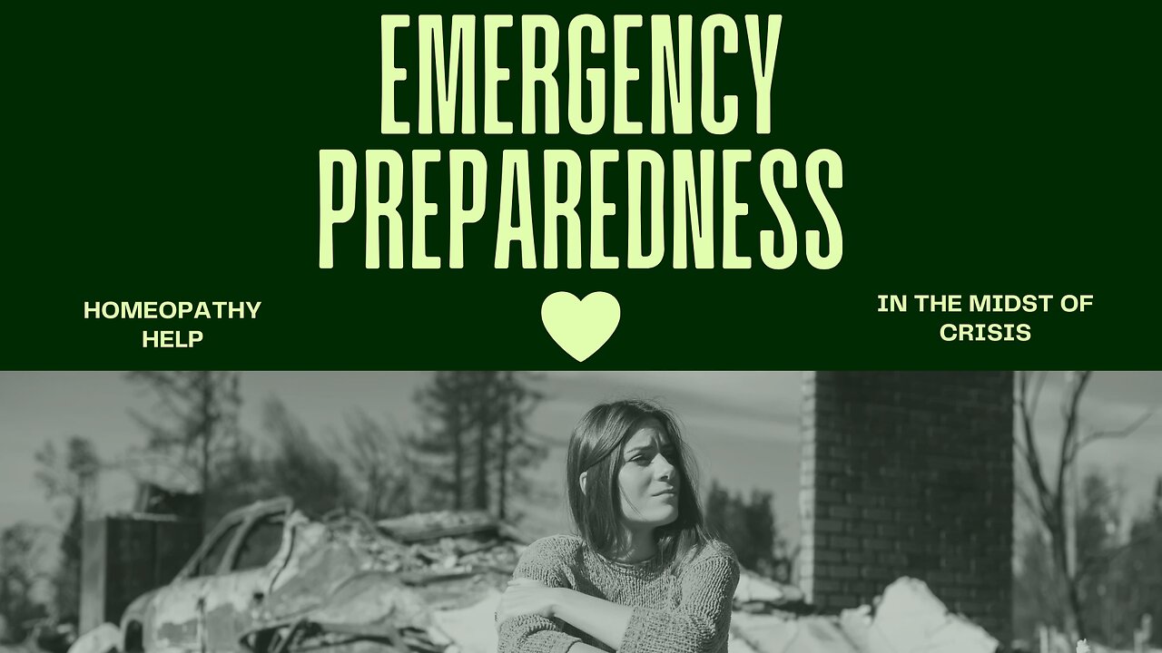 Emergency Preparedness-Homeopathy in the Midst of Crisis