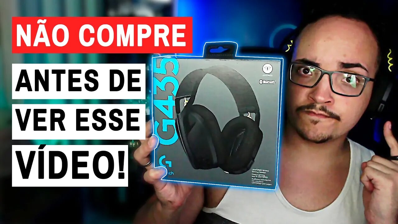 NÃO COMPRE O Headset Logintech G435 antes de ver esse vídeo! Opinião SINCERA bem DETALHADA!