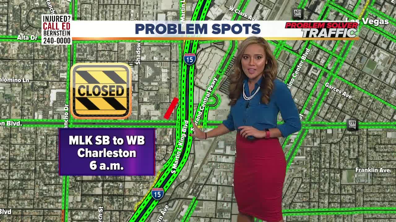 SB MLK to WB Charleston closes for three weeks