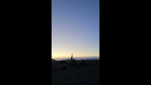 This morning's dawn with yet another beautiful desert sky brought to us by Mother Nature.