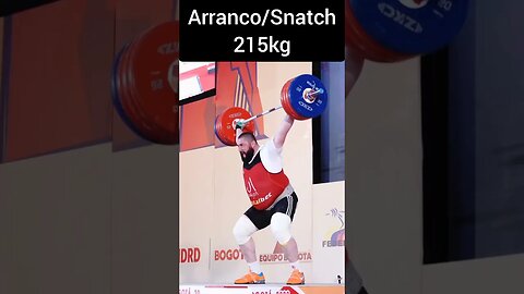 Lasha Talakhadze leva ouro no Arranco com 215kg(2022). DOMINANTE! #Shorts