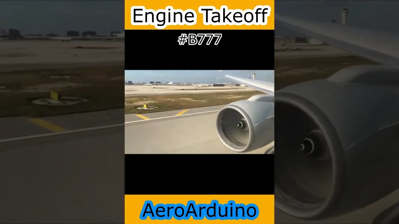 Watch #Boeing #B777 Crazy Full Power Takeoff #Aviation #Fly #AeroArduino