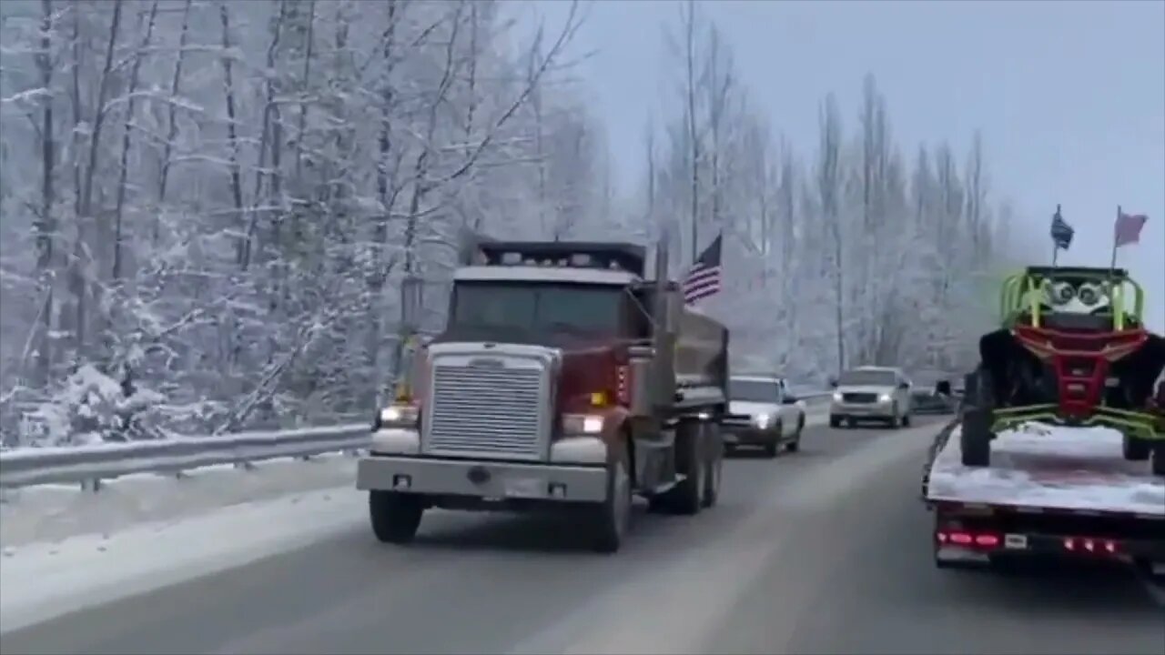 ❤️ ALASKA CONVOY IS HEARTWARMING ❤️ HOLD THE LINE