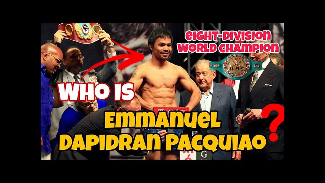 The Life Story of Manny 'PacMan' Pacquiao