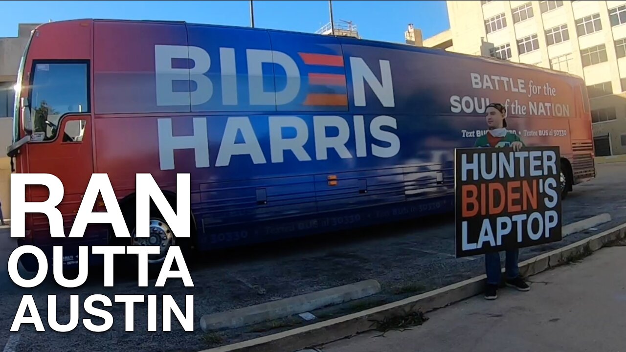 Kamala Biden Bus “HARASSED” In Austin TX | Here’s What REALLY Happened!