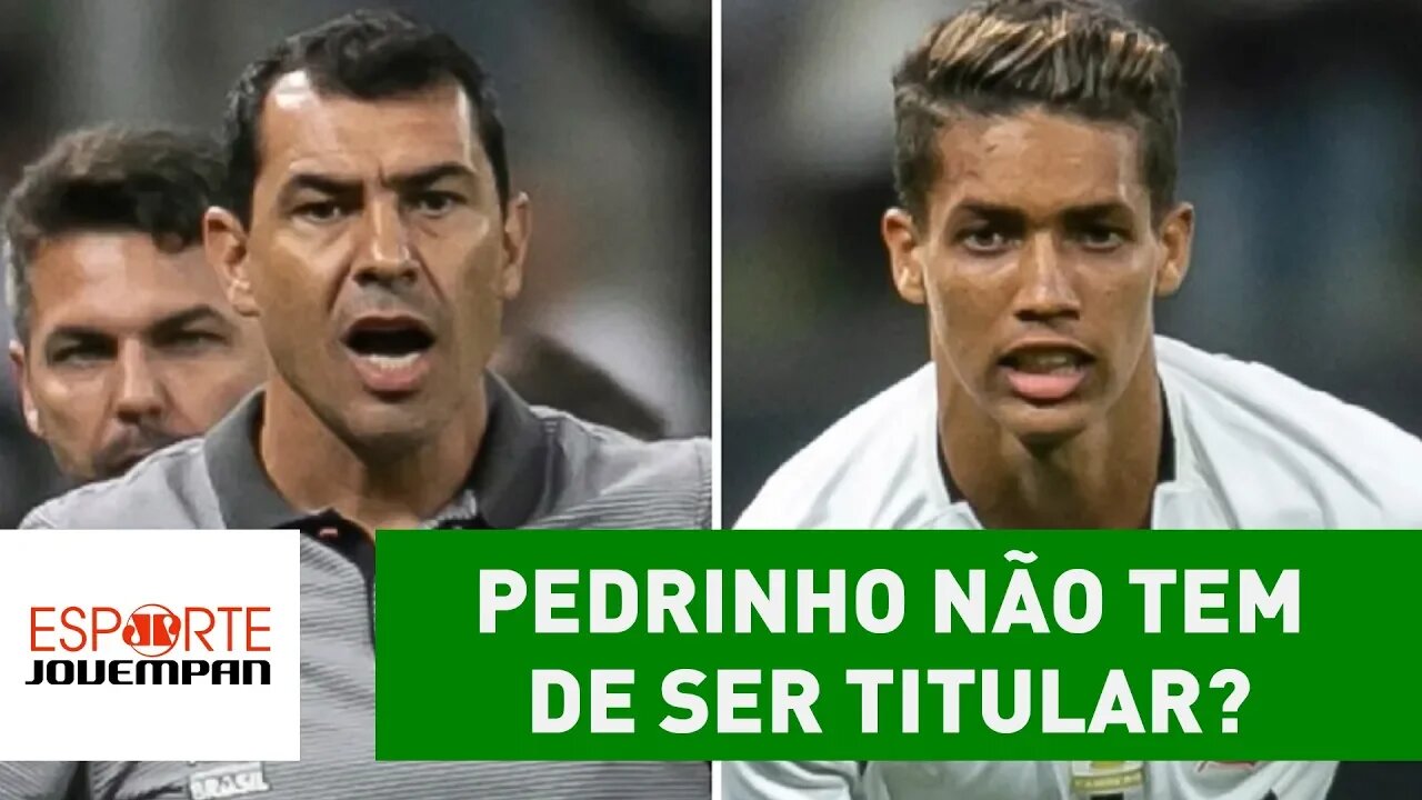 E aí, CARILLE?? PEDRINHO não merece ser TITULAR?