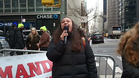 The #womensmarch @womensmarch NYC Speakout&Protest the Catholic Church Rally Outside @NYPD17Pct 1