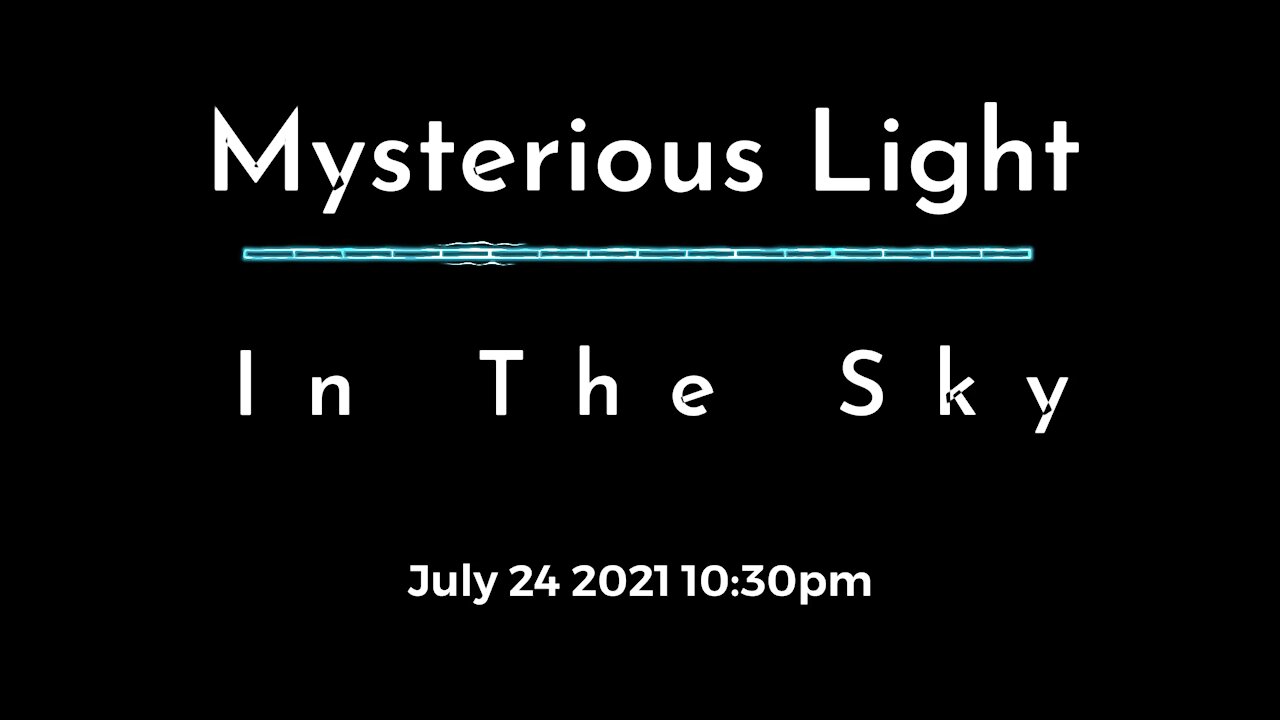 Mysterious Lights In The Sky