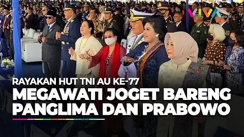 Kibasan Selendang Megawati Guncang HUT TNI AU ke-77