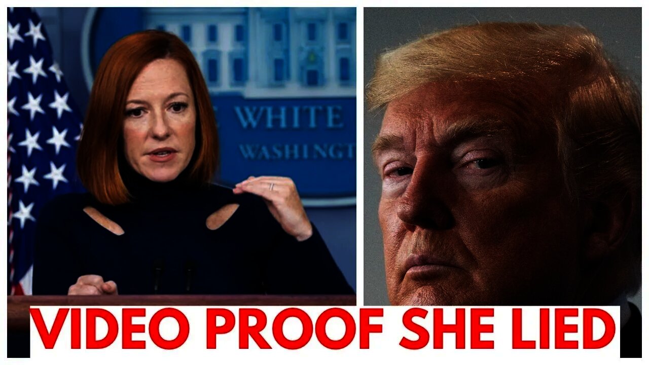 VIDEO PROOF: Jen Psaki FALSELY CLAIMS Trump Defended Smollett Back in 2019!