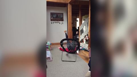 "Epic Battle: Girl Vs. Chair"