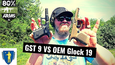 80 % Arms GST 9 VS OEM Glock Gen 3 Frame