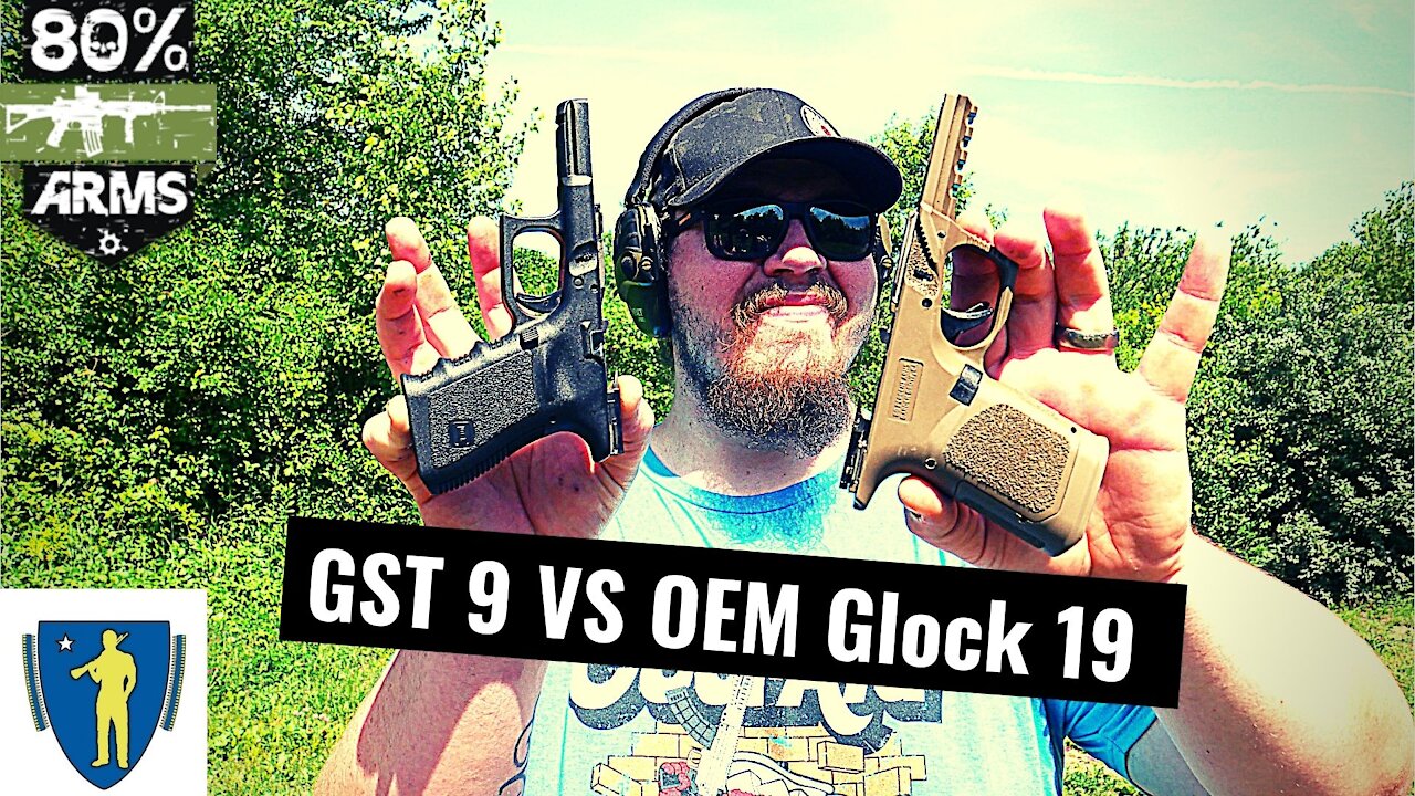 80 % Arms GST 9 VS OEM Glock Gen 3 Frame