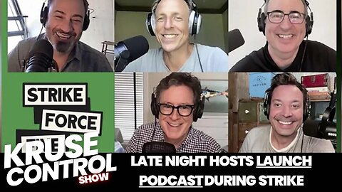 Late night hosts make PODCAST to support Crew during strike!