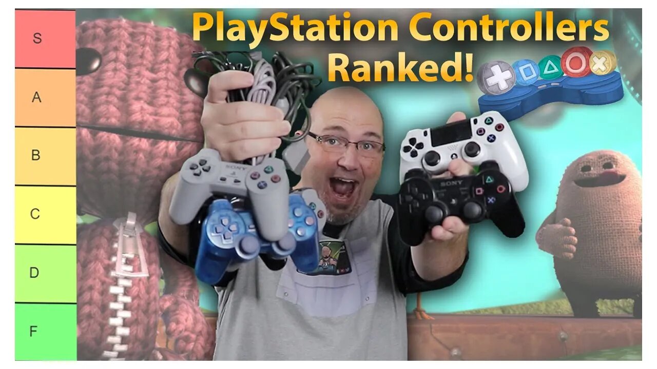 Ranking Sony PlayStation Controllers - Which is Best? Play Station To PS4!