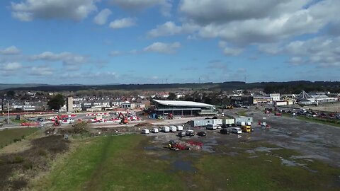 Porthcawl Aldi store: (quick drone update)