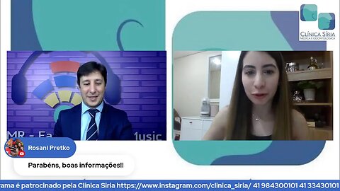 No programa - Sua Saúde - um bate-papo entre o Dr Ahmad e a Dra Ivana Carla