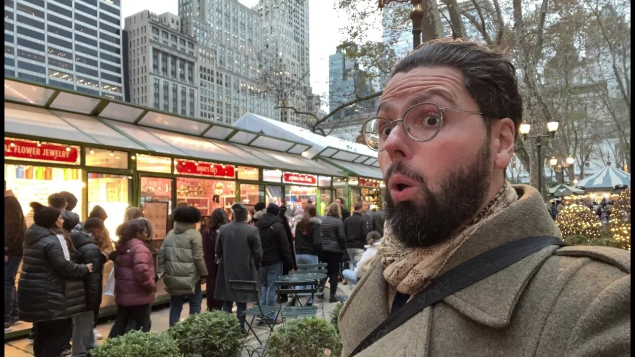 New York City LIVE: The Christmas Madness in Bryant Park (December 2022)