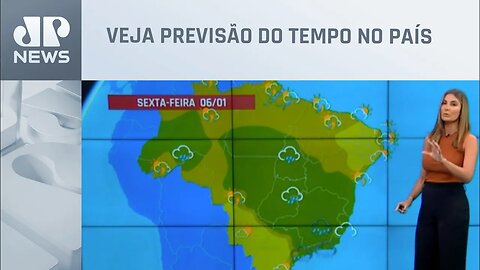 Chuva forte e volumosa da ZCAS ainda cai sobre o Brasil