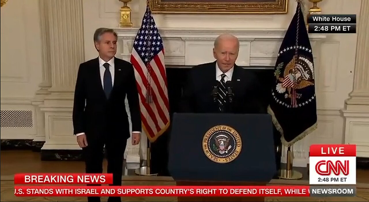 Biden Says The U.S. Stands With Israel - HaloRock