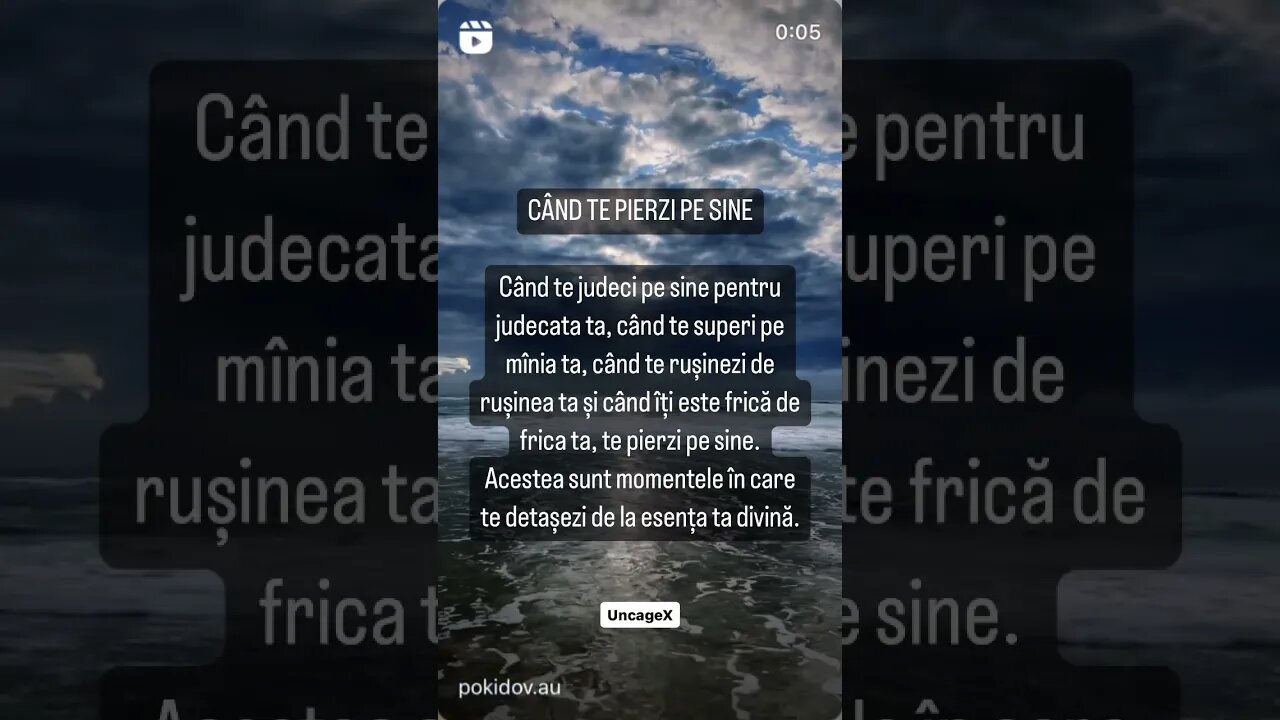 Când te pierzi pe sine