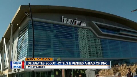 Delegates make first trip to Milwaukee ahead of 2020 DNC