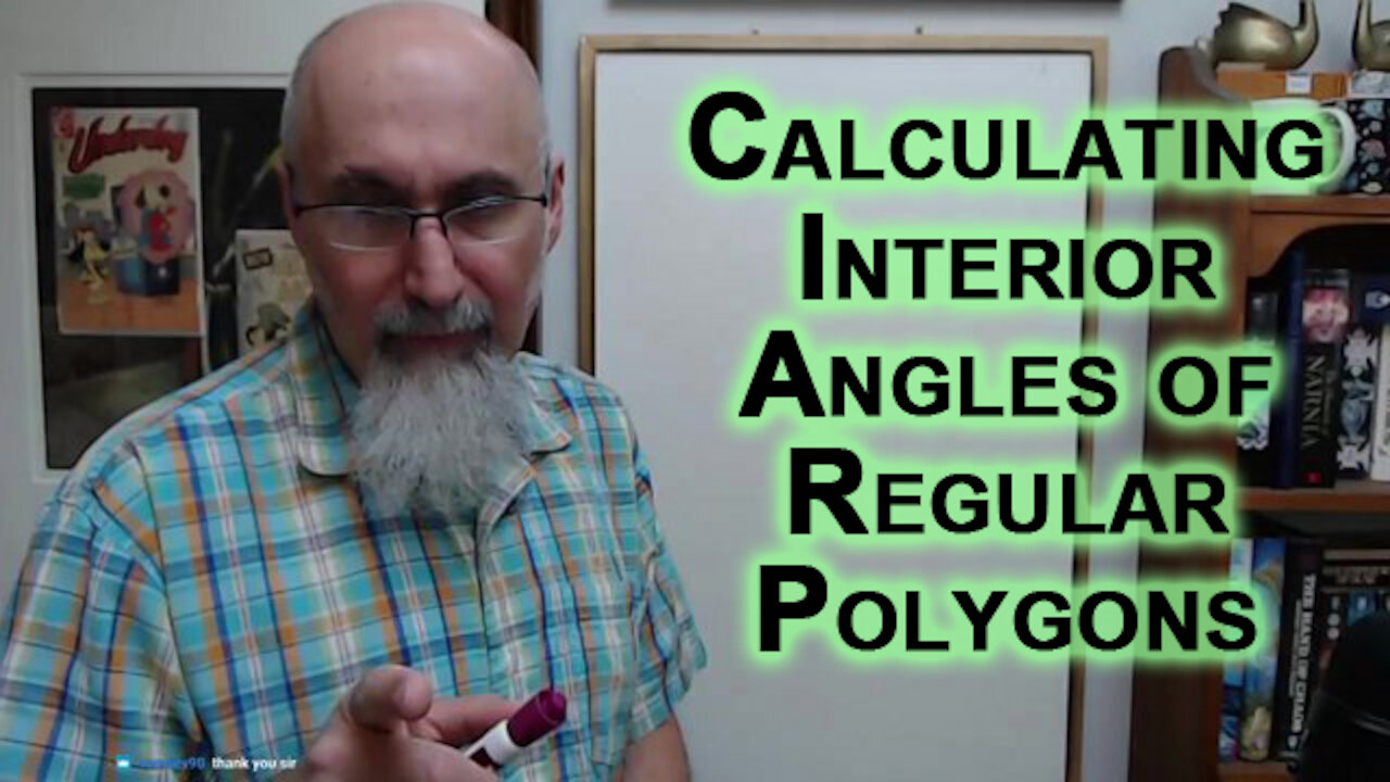 ASMR Math, Geometry: Calculating Interior Angles of Regular Polygons, Deriving Formulas Trigonometry