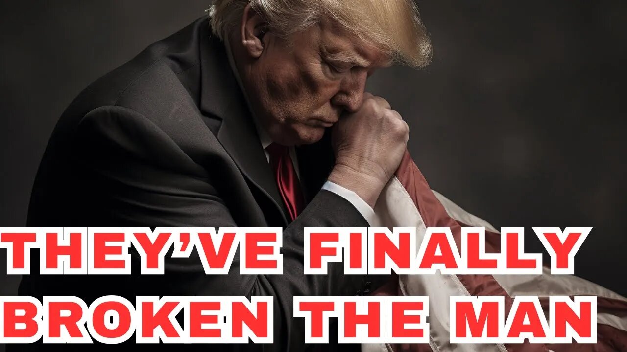 the LEFT finally BREAKS TRUMP. Emotional Trump Fights Back Tears, because 'WE ARE FAILING'