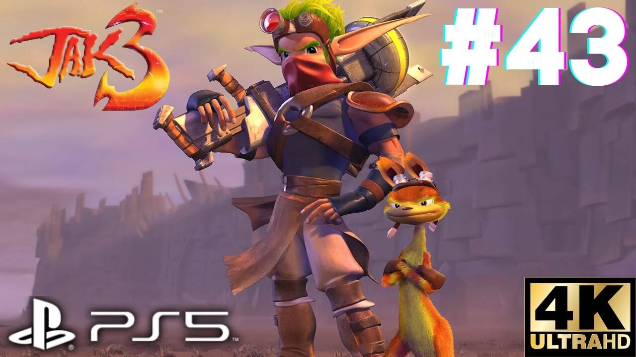 Jak 3 Mission #43: Rescue Seem At Monk Temple | PS5, PS4 | 4K (No Commentary Gaming)