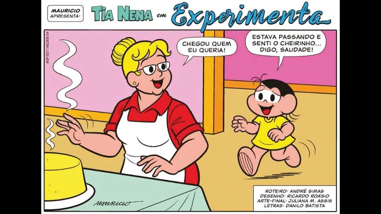 Tia Nena em-Experimenta | Gibis do Rapha 2