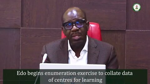 Edo state begins enumeration exercise to collate data of centres for learning