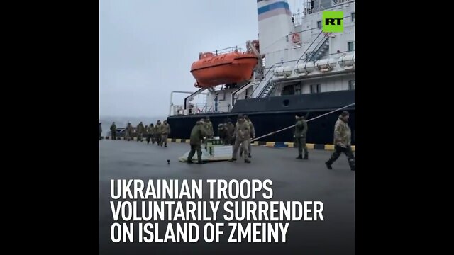 Ukrainian Troops voluntarily…..