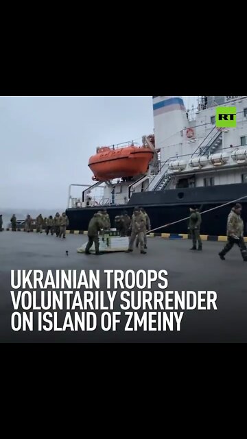 Ukrainian Troops voluntarily…..