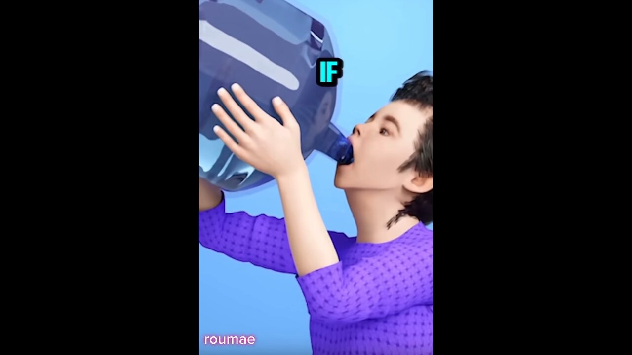 Children be careful Drinking to much of water