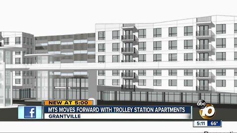 MTS greenlights apartments at Grantville trolley station