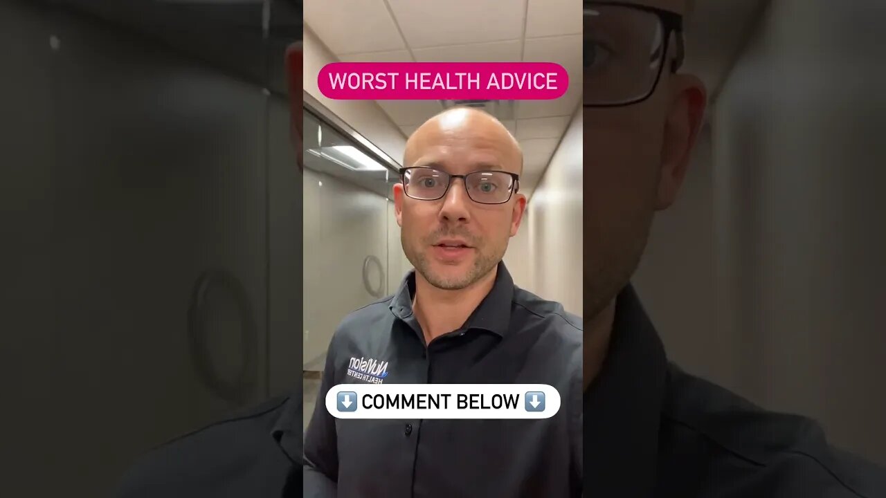 Worst Health Advice #wellness #shorts #health