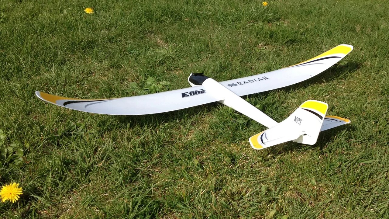 E-Flite UMX Radian BNF with AS3X Technology Maiden Flight